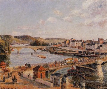 カミーユ・ピサロ Painting - 午後の太陽 ルーアン 1896年 カミーユ・ピサロ